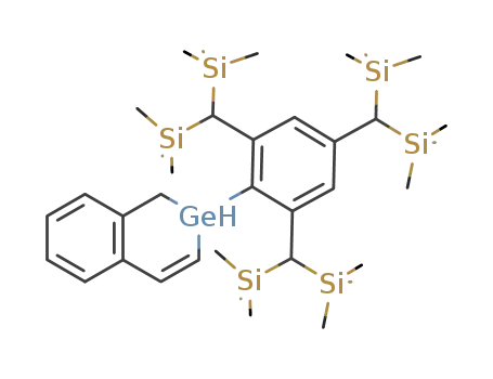 Molecular Structure of 392335-71-6 (2-[2,4,6-tris(bis(trimethylsilyl)methyl)phenyl]-1,2-dihydro-2-germanaphthalene)