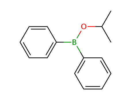 Molecular Structure of 69737-51-5 (Borinic acid, diphenyl-, 1-methylethyl ester)