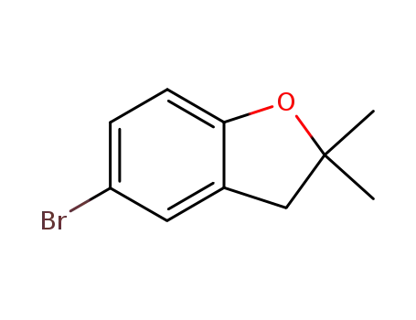 Molecular Structure of 5337-94-0 (5-bromo-2,2-dimethyl-2,3-dihydro-1-benzofuran)