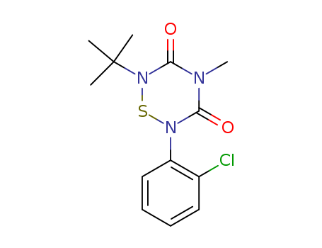 112502-82-6,2-tert-butyl-6-(2-chlorophenyl)-4-methyl-1,2,4,6-thiatriazinane-3,5-dione,