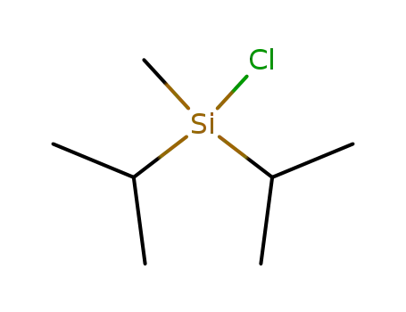 Molecular Structure of 3634-57-9 (Silane, chloromethylbis(1-methylethyl)-)