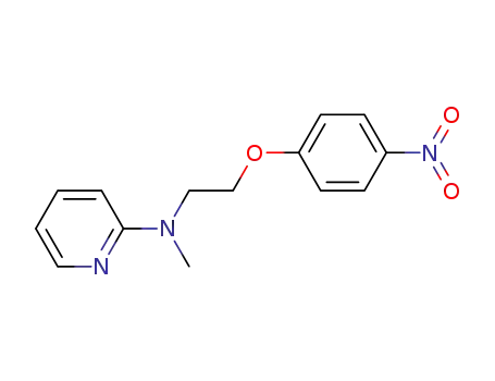Molecular Structure of 329249-47-0 (N-Methyl-N-[2-(4-nitrophenoxy)ethyl]-2-pyridinamine)
