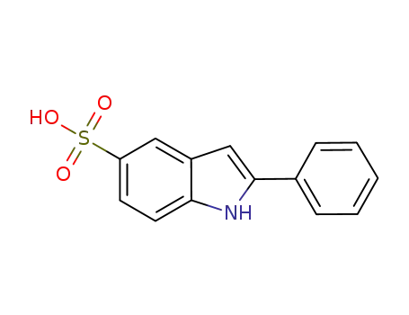 Molecular Structure of 27391-34-0 (2-Phenylindole-5-sulfonic acid)