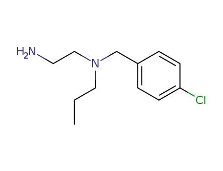 Molecular Structure of 61694-89-1 (1,2-Ethanediamine, N-[(4-chlorophenyl)methyl]-N-propyl-)