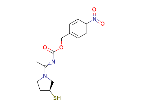 (S)-[1-(3-Mercapto-1-pyrrolidinyl)ethylidene]carbamic acid (4-nitrophenyl)methyl ester