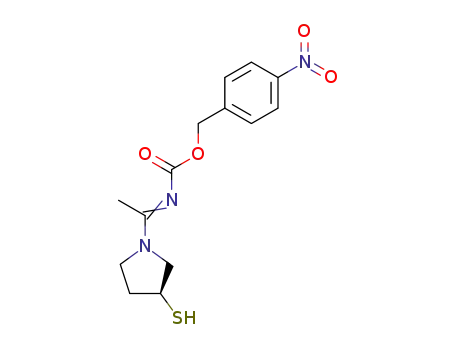 (4-nitrophenyl)methyl N-[1-(3-sulfanylpyrrolidin-1-yl)ethylidene]carbamate