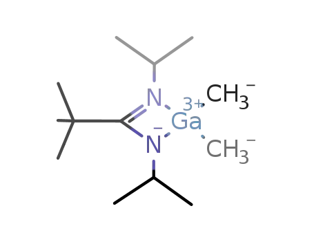 Molecular Structure of 213386-22-2 ((t)BuC(N(i)Pr)2GaMe<sub>2</sub>)