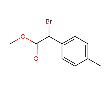 Molecular Structure of 77053-52-2 (Benzeneacetic acid, 2-bromo-4-methyl-, methyl ester)