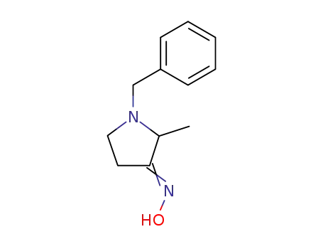 Molecular Structure of 74880-17-4 (1-Benzyl-3-hydroxyimino-2-methylpyrrolidine)