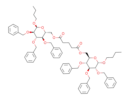 1,5-bis-[6-O-(n-butyl-2,3,4-tri-O-benzyl-α-glucopyranoside)] glutarate