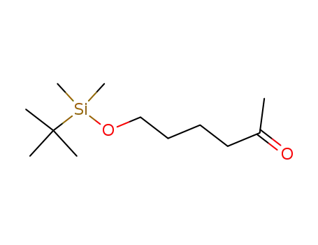 Molecular Structure of 110862-03-8 (2-Hexanone, 6-[[(1,1-dimethylethyl)dimethylsilyl]oxy]-)