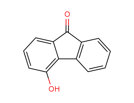 Molecular Structure of 1986-00-1 (4-hydroxyfluoren-9-one)