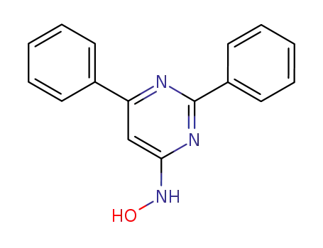 Molecular Structure of 106119-62-4 (4-Pyrimidinamine, N-hydroxy-2,6-diphenyl-)
