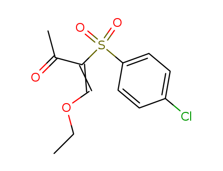3-(4-CHLOROPHENYL)SULFONYL-4-ETHOXYBUT-3-EN-2-ONE