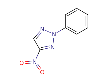 Molecular Structure of 27200-08-4 (4-nitro-2-phenyl-2H-1,2,3-triazole)