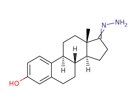 Molecular Structure of 7628-02-6 (17β-hydrazoestra-1,3,5(10)-trien-3-ol)