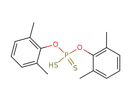 Molecular Structure of 7355-10-4 (O,O-bis(2,6-dimethylphenyl) hydrogen phosphorodithioate)