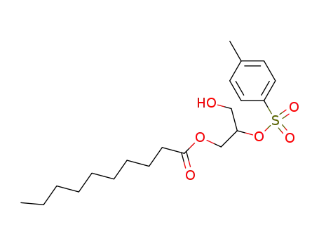Molecular Structure of 314266-01-8 (decanoic acid 3-hydroxy-2-(toluene-4-sulfonyloxy)-propyl ester)