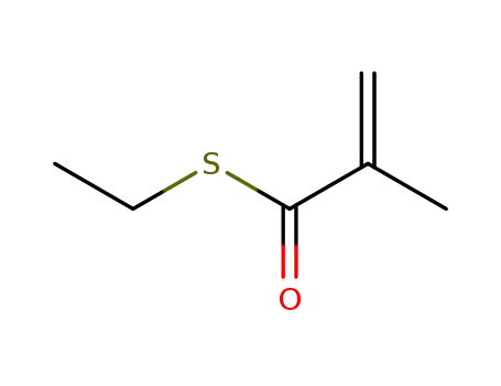 Molecular Structure of 54667-15-1 (2-Propenethioic acid, 2-methyl-, S-ethyl ester)