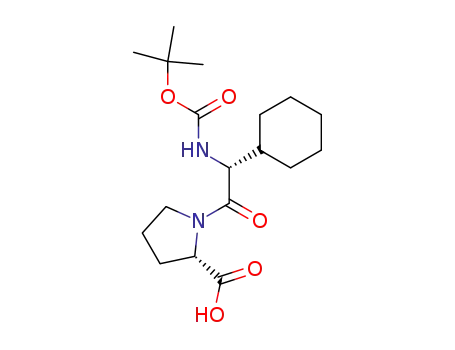 1-{(2R)-2-[(tert-butoxycarbonyl)amino]-2-cyclohexylethanoyl}-L-proline