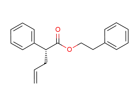Molecular Structure of 1181399-18-7 (phenethyl 2-phenylpent-4-enoate)