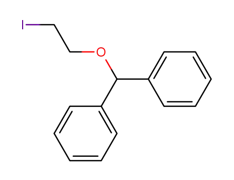 Molecular Structure of 153947-34-3 (1-iodo-2-diphenylmethoxy-ethane)