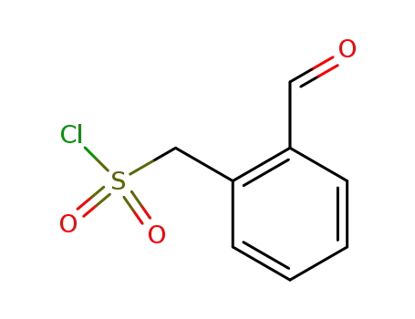 Molecular Structure of 31910-71-1 ((2-formylphenyl)methanesulfonyl chloride)