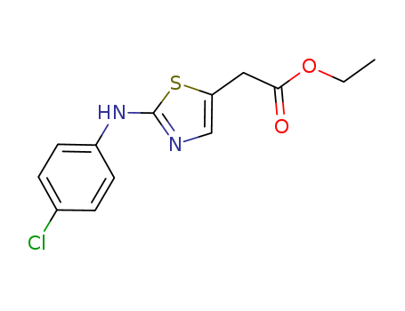 Ethyl 2-(2-((4-chlorophenyl)amino)thiazol-5-yl)acetate