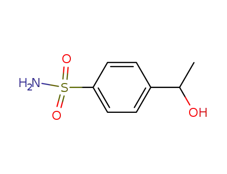 Molecular Structure of 113412-15-0 (4-alpha-hydroxyethylbenzenesulfonamide)
