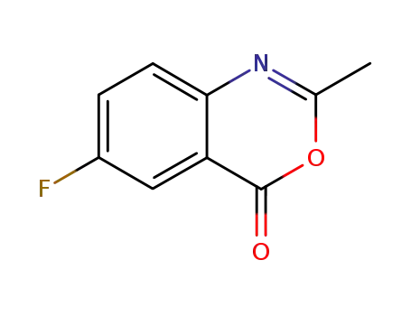 Molecular Structure of 38520-78-4 (6-fluoro-2-methyl-4H-benzo[d][1,3]oxazin-4-one)