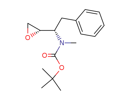 Methyl-((S)-1-(S)-oxiranyl-2-phenyl-ethyl)-carbamic acid tert-butyl ester