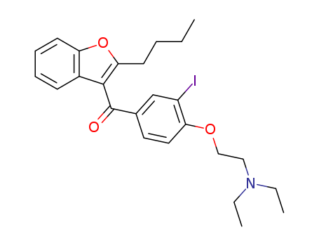 Methanone,(2-butyl-3-benzofuranyl)[4-[2-(diethylamino)ethoxy]-3-iodophenyl]-