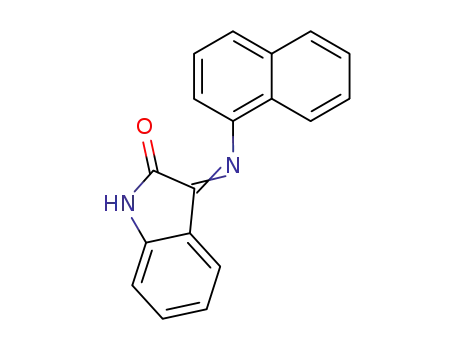 2H-Indol-2-one, 1,3-dihydro-3-(1-naphthalenylimino)-