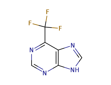 2268-11-3,6-(trifluoromethyl)-5H-purine,1H-Purine,6-(trifluoromethyl)- (9CI); Purine, 6-(trifluoromethyl)- (6CI,8CI); NSC 515791