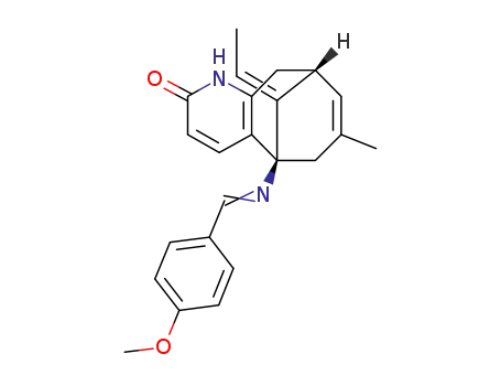 (5R,9R,11E)-5-(4-methoxyphenylmethylidenylamino)-11-ethylidene-5,6,9,10-tetrahydro-7-methyl-5,9-methanocycloocta[b]pyridin-2(1H)-one