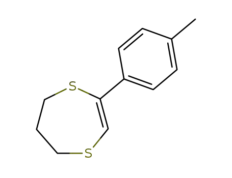 Molecular Structure of 289031-45-4 ((Z)-6,7-dihydro-2-p-tolyl-5H-1,4-dithiepine)