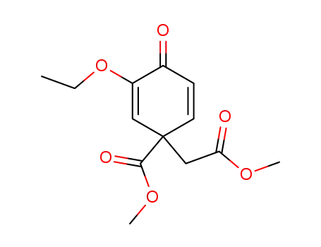 methyl 2-(3-ethoxy-1-methyloxycarbonyl-4-oxo-2,5-cyclohexadienyl)acetate