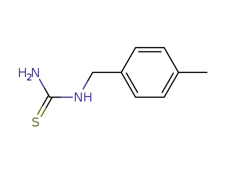 Molecular Structure of 103854-74-6 (1-(4-METHYLBENZYL)-2-THIOUREA)