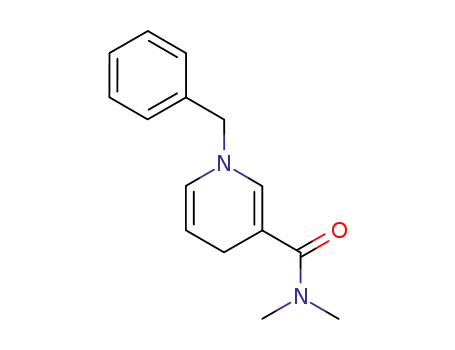 Molecular Structure of 59547-43-2 (3-Pyridinecarboxamide, 1,4-dihydro-N,N-dimethyl-1-(phenylmethyl)-)