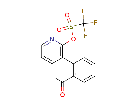3-(2-acetylphenyl)-2-pyridinyl trifluoromethanesulfonate