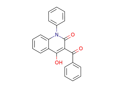 Molecular Structure of 335151-67-2 (3-benzoyl-4-hydroxy-1-phenylquinolin-2(1H)-one)