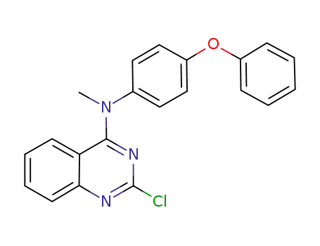 Molecular Structure of 827031-00-5 (4-Quinazolinamine, 2-chloro-N-methyl-N-(4-phenoxyphenyl)-)
