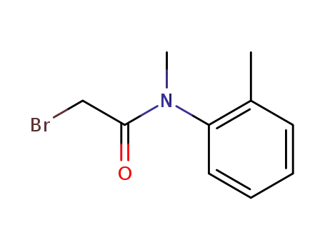 Molecular Structure of 13508-79-7 (N-methyl-N-(2-methylphenyl)-2-bromoacetamide)