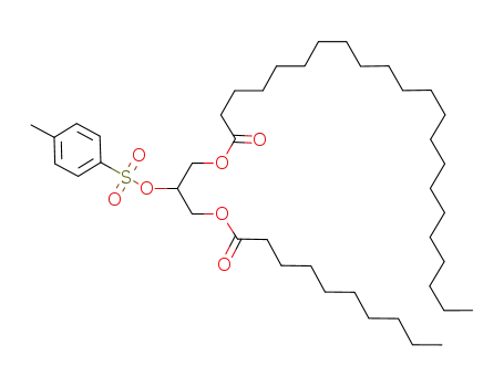 Molecular Structure of 314266-04-1 (docosanoic acid 3-decanoyloxy-2-(toluene-4-sulfonyloxy)-propyl ester)