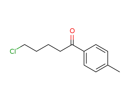 Molecular Structure of 945-96-0 (5-CHLORO-1-(4-METHYLPHENYL)-1-OXOPENTANE)