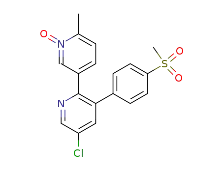 5-Chloro-6'-Methyl-3-[4-(Methylsulfonyl)phenyl]-2,3'-bipyridine 1'-Oxide