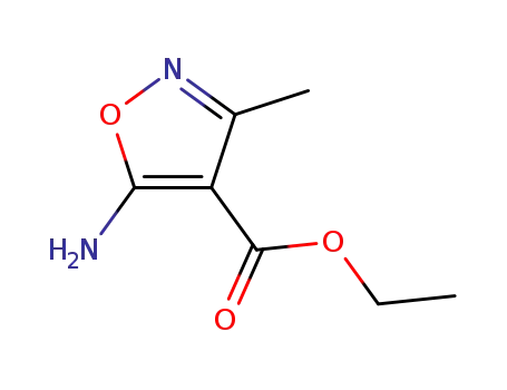 Molecular Structure of 25786-72-5 (5-AMINO-3-METHYL-ISOXAZOLE-4-CARBOXYLIC ACID ETHYL ESTER)
