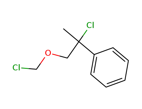 Molecular Structure of 597552-01-7 (Benzene, [1-chloro-2-(chloromethoxy)-1-methylethyl]-)