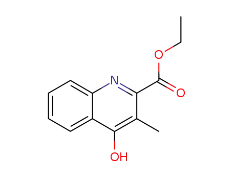 2-Quinolinecarboxylic acid, 4-hydroxy-3-methyl-, ethyl ester