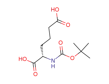 Molecular Structure of 77302-72-8 (BOC-L-2-AMINOADIPIC ACID)